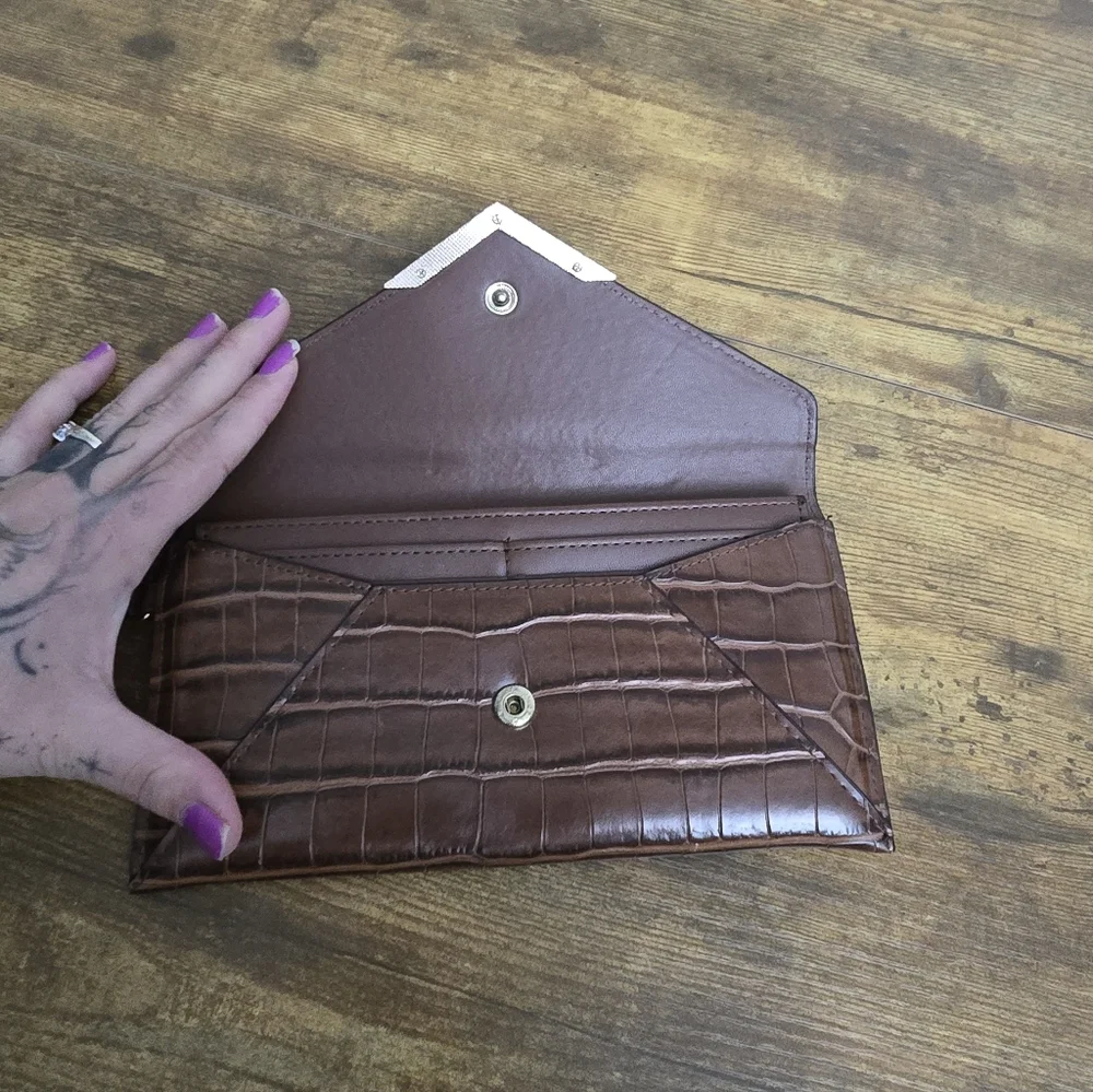 Aldo Brown Wallet Clutch